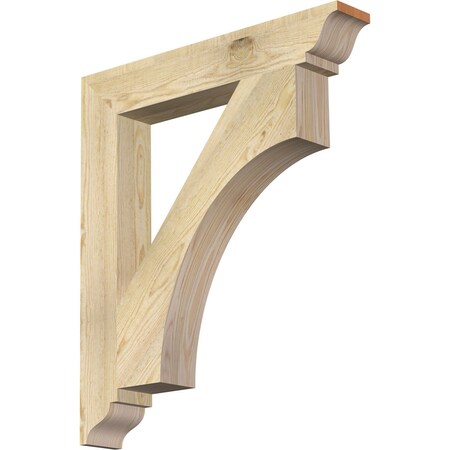 Ekena Millwork Westlake Traditional Rough Sawn Bracket, Douglas Fir, 4"W x 26"D x 30"H BKT04X26X30WTL01RDF